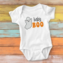 Ghost Baby Boo Halloween Personalizado