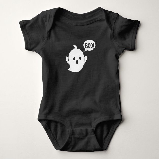 Body Para Bebê Ghost Halloween bonito (Frente)
