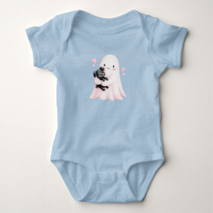 Body Para Bebê Ghost Hugs & Puppy Cuddddles