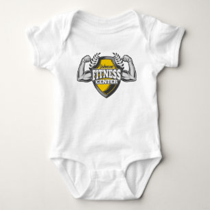 Body Para Bebê Ginásio de Malhação Muscular