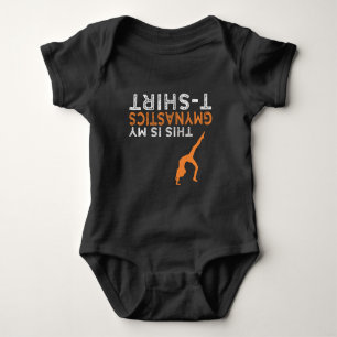 Body Para Bebê Ginástica Engraçada Gimnast Workout