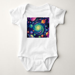 Body Para Bebê Giração Planetária