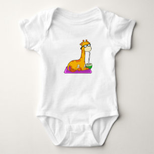 Body Para Bebê Girafa com coco
