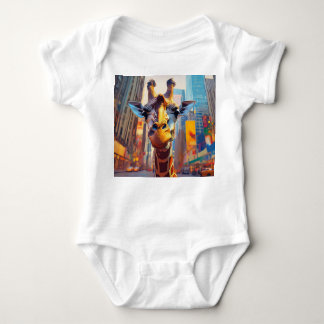 Body Para Bebê Girafa na Nova Iorque