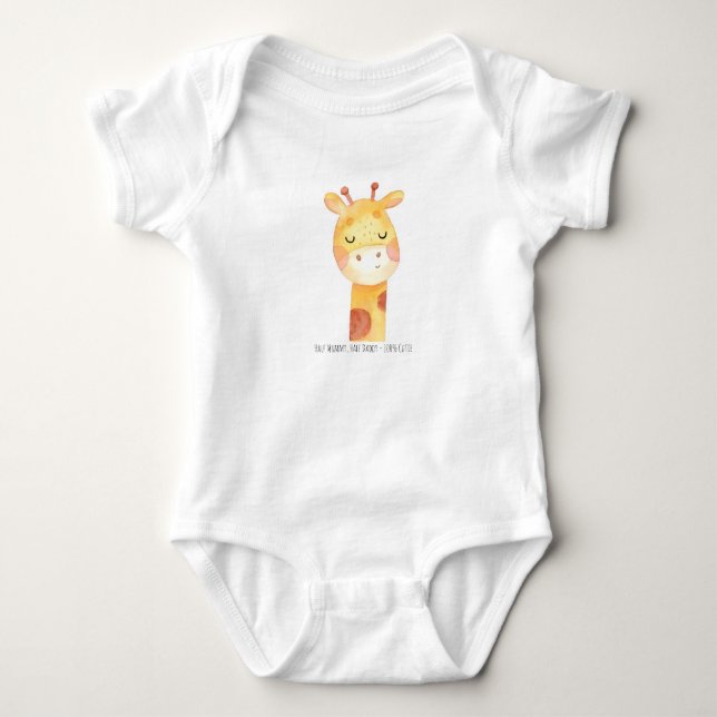 Body Para Bebê Girafa pequena  (Frente)