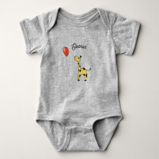 Body Para Bebê Girafa pequena fofa