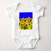 Girassóis Bebê Roupa De Banho Ucrânia Cores De Ban