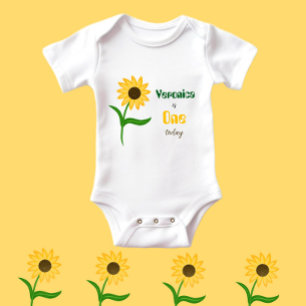 Body Para Bebê Girassol