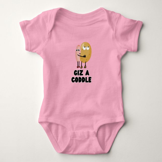 Body Para Bebê Giz a Coddle - Baby  - Irish Humour (Frente)