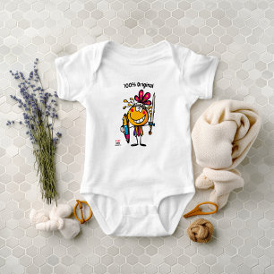 Body Para Bebê Gladiador Emoji Infantil Divertido e Colorido