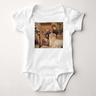 Body Para Bebê Glamour Nostálgico: Retratos Russos Vintage.