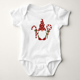 Body Para Bebê Gnomo de Natal