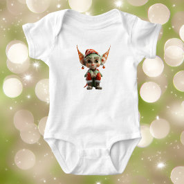Body Para Bebê Goblin Christmas Elf Baby Bodydress