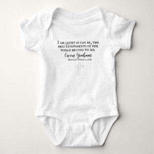 Body Para Bebê Godparents baptizados
