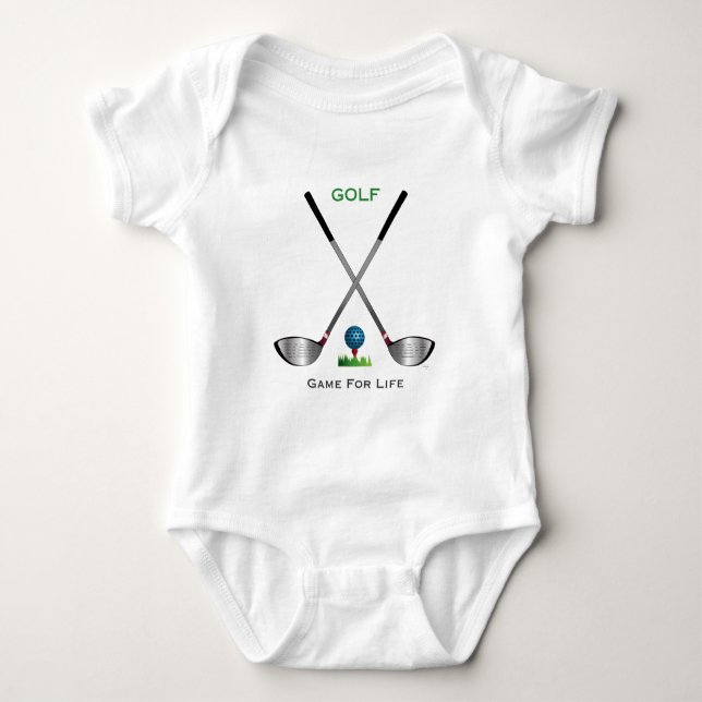Body Para Bebê GOLF - Jogo para a Vida (Frente)