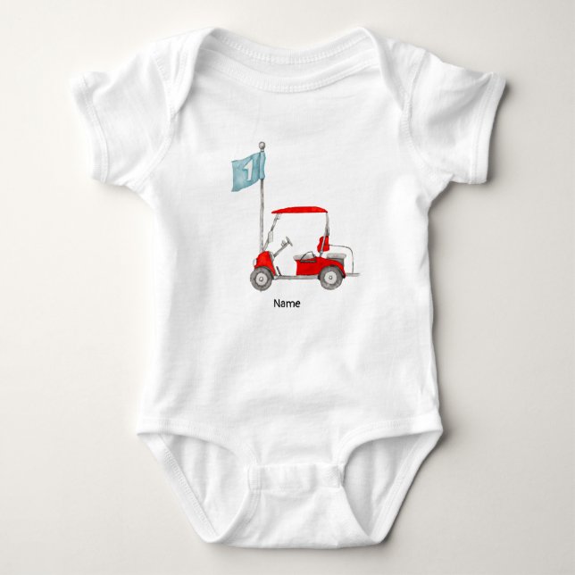 Body Para Bebê Golf primeiro aniversario (Frente)