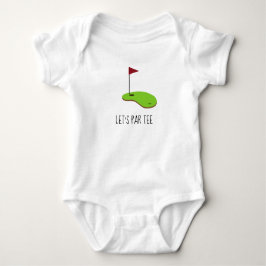 Body Para Bebê Golf, vamos pintar uma lágrima com uma bandeira de