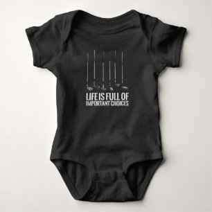 Body Para Bebê Golfe Engraçado Golfe importantes Choices Golfe p