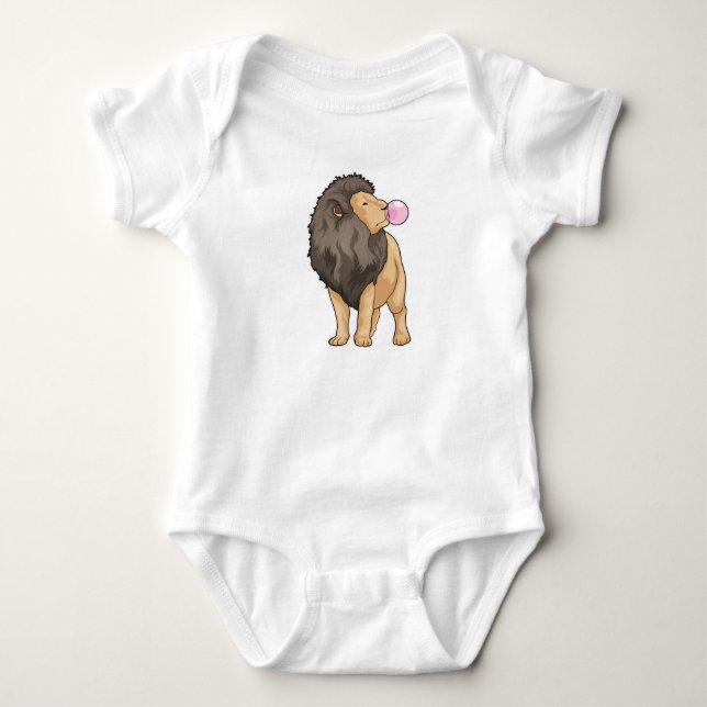 Body Para Bebê Goma de mascar de leão (Frente)