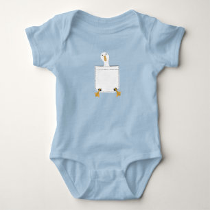 Body Para Bebê Goose Quem num macaco