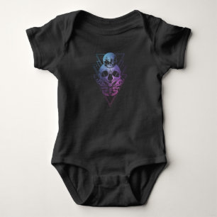 Body Para Bebê Gótico Moon Gótico Gótica Wicca Crescente Lunar