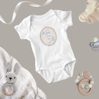 Body Para Bebê Grace Azul e Rosa