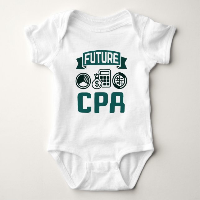 Body Para Bebê Graduação Contabilística da CPA (Frente)