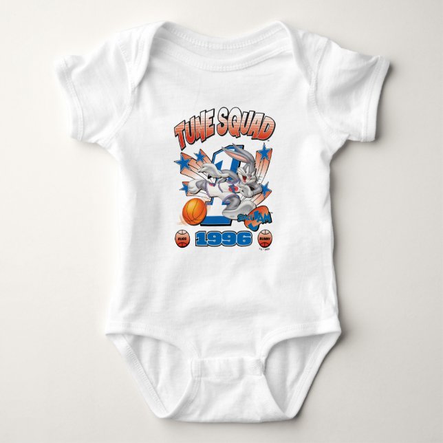 Body Para Bebê Gráfico de basquete SPACE JAM™ BUGS BUNNY™ #1 (Frente)