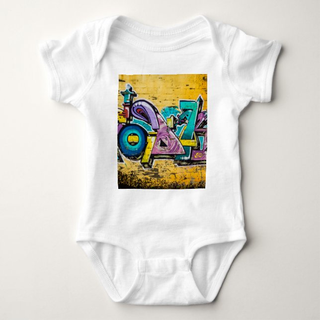 Body Para Bebê Grafite, Grundarfjordur, Islândia (Frente)