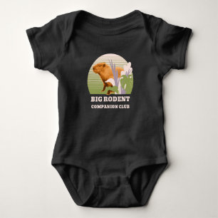 Body Para Bebê Grande Clube de Companheiros de Capivara