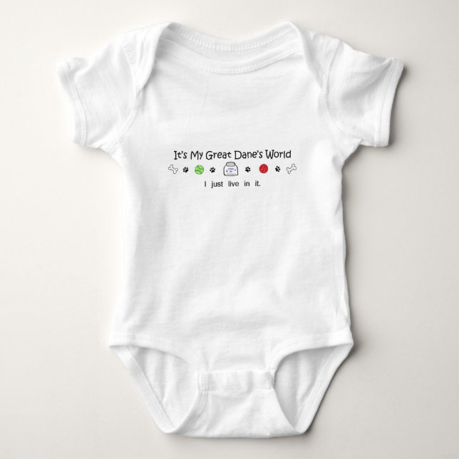 Body Para Bebê grande dane (Frente)