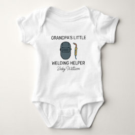 Body Para Bebê Grandpa’s Little Welding Helper - Cute Welder