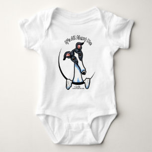 Body Para Bebê Grego preto branco IAAM