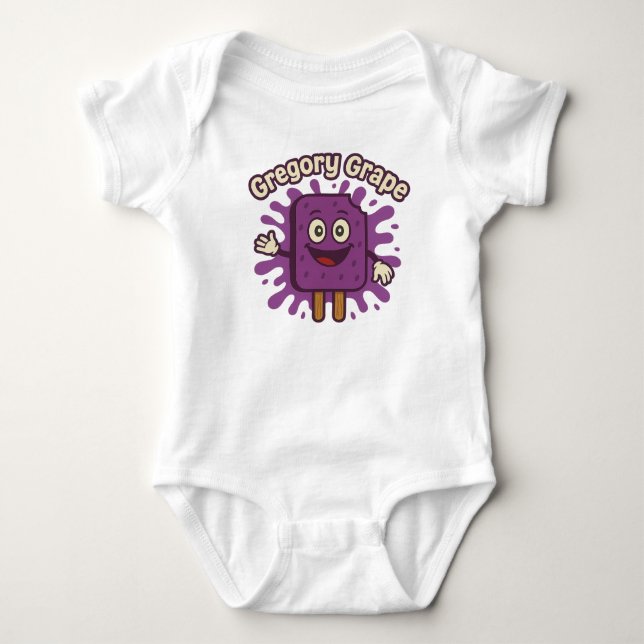 Body Para Bebê Gregory Grape Bodycase (Frente)