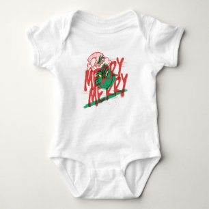 Body Para Bebê Grinch   Grunge Gráfico Alegre Alegre