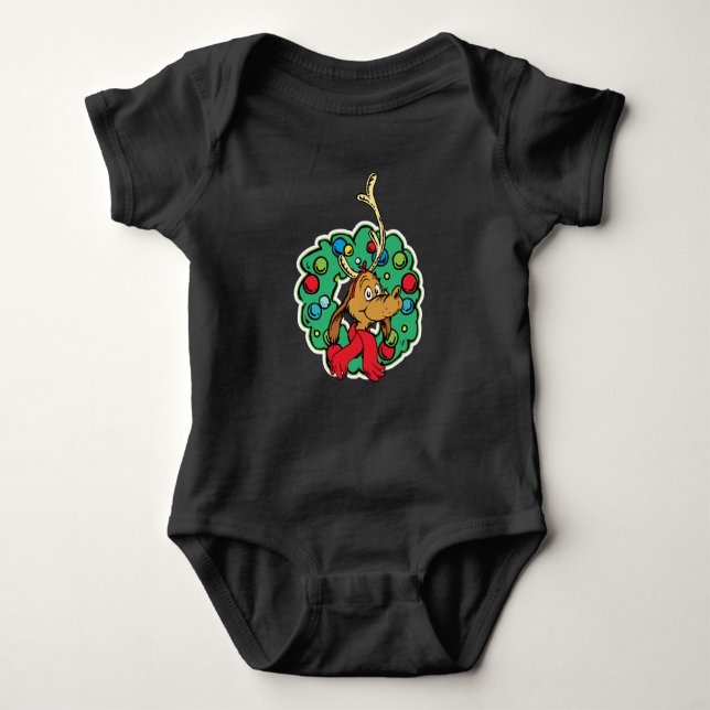 Body Para Bebê Grinch | Máximo Grinalda de Natal (Frente)