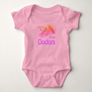 Body Para Bebê Gritar para Médicos Bebê Roupa