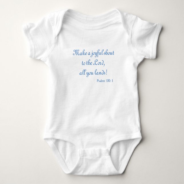 Body Para Bebê Grito Belo e Alegre (Frente)
