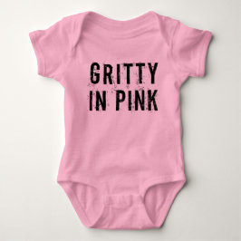 Body Para Bebê Gritty In Pink - Bebê Jersey Bodycase (Rosa)