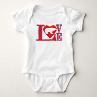 Body Para Bebê Grizzly Bear Love
