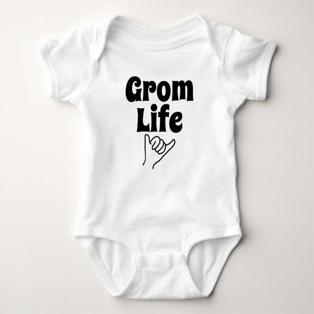 Body Para Bebê Grom Life Shaka Baby Bodycase (Frente)