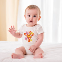 Groovy Baby Retro Baby Bodyfit