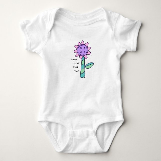 Body Para Bebê "Grow Your Own Way"  (Frente)