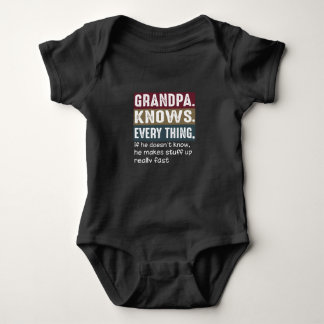 Body Para Bebê Grumpa Lover | Avô Sabe Tudo