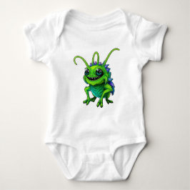 Body Para Bebê Grüne Monster-Grille -