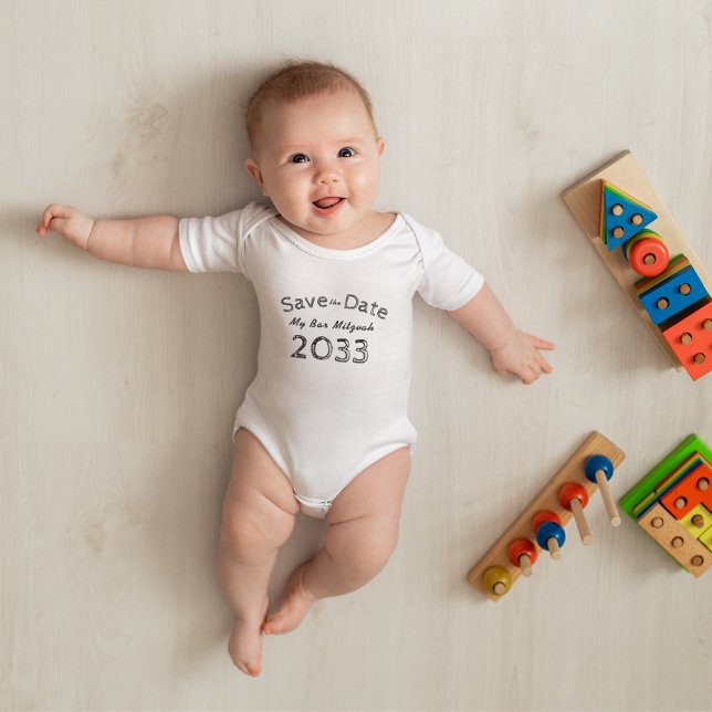 Body Para Bebê Guarde o Bar Mitzvah 2036 ADICIONAR QUALQUER ANO (Criador carregado)