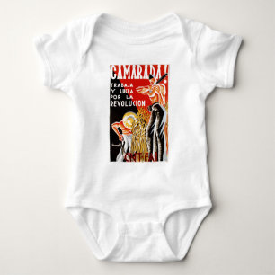 Body Para Bebê Guerra civil espanha de 1936 CNT-FAI original post
