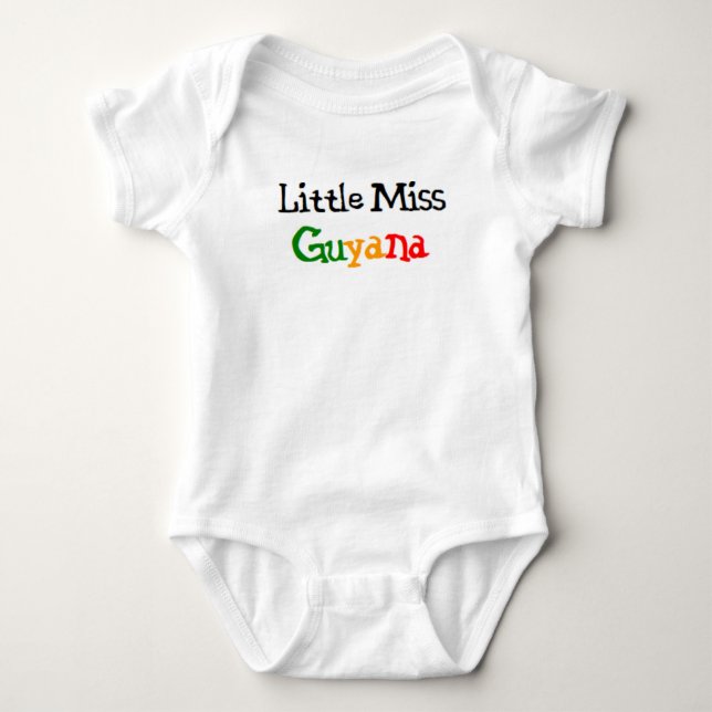 Body Para Bebê guianense little miss (Frente)