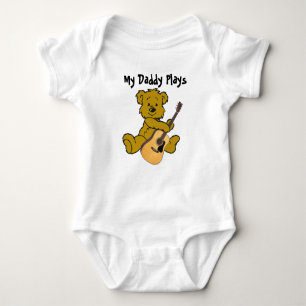 BODY PARA BEBÊ GUITAR BEAR-T-SHIRT