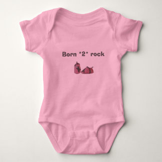 Body Para Bebê guitarra do bebê, rocha nascida de *2*